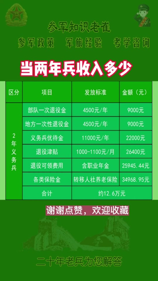 關(guān)于義務(wù)兵兩年能拿多少錢的全面解析，全面解析，義務(wù)兵兩年收入概覽